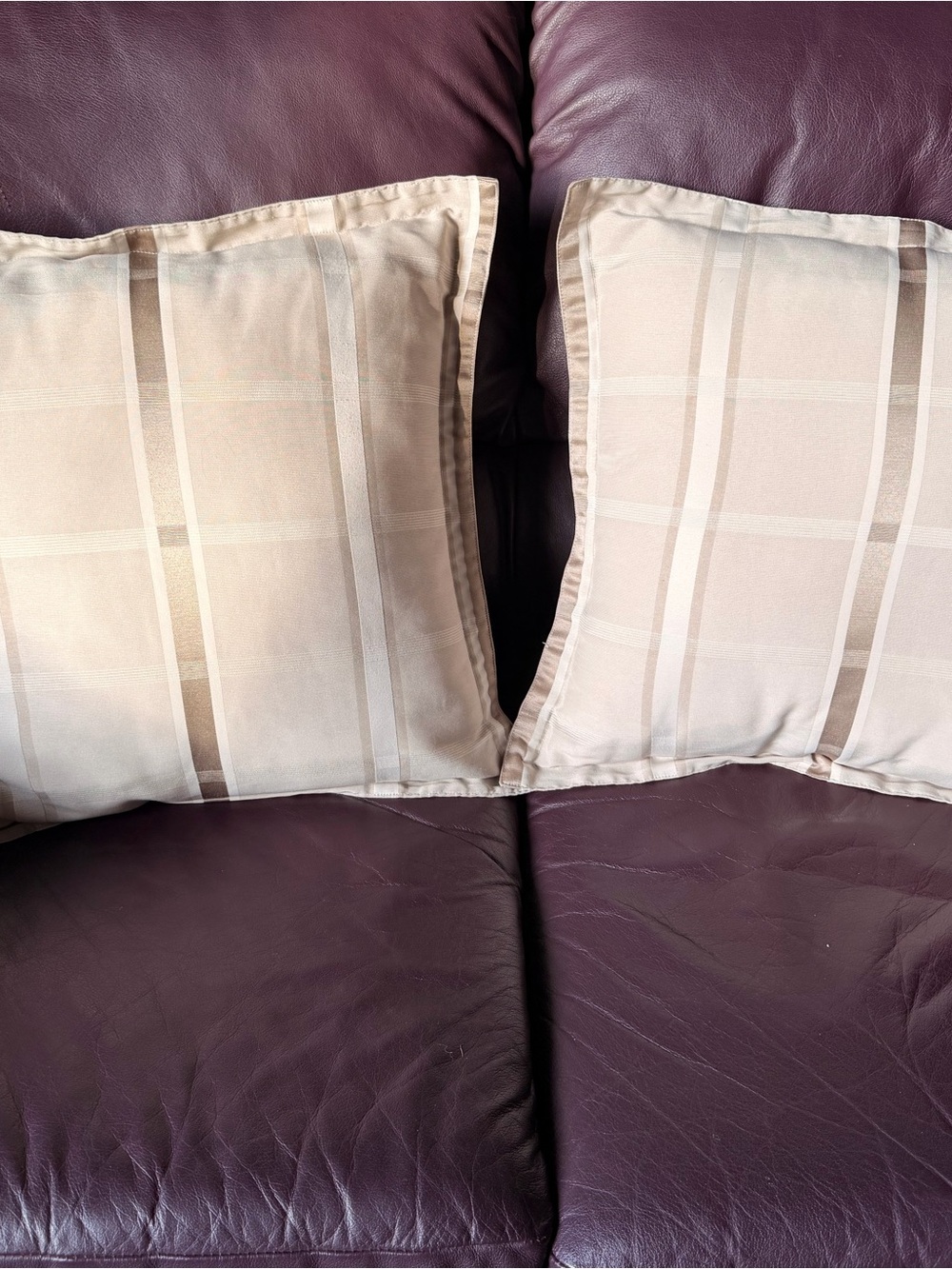 Set of 2 GlucksteinHome Decorative Accent Pillows (18"x18") - NWOT